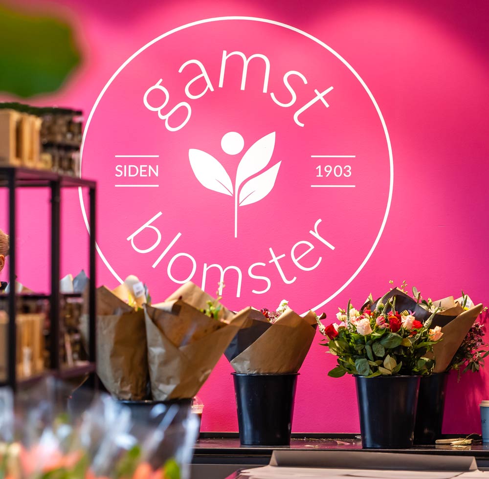 Gamst Blomst butik i Amager Centret.